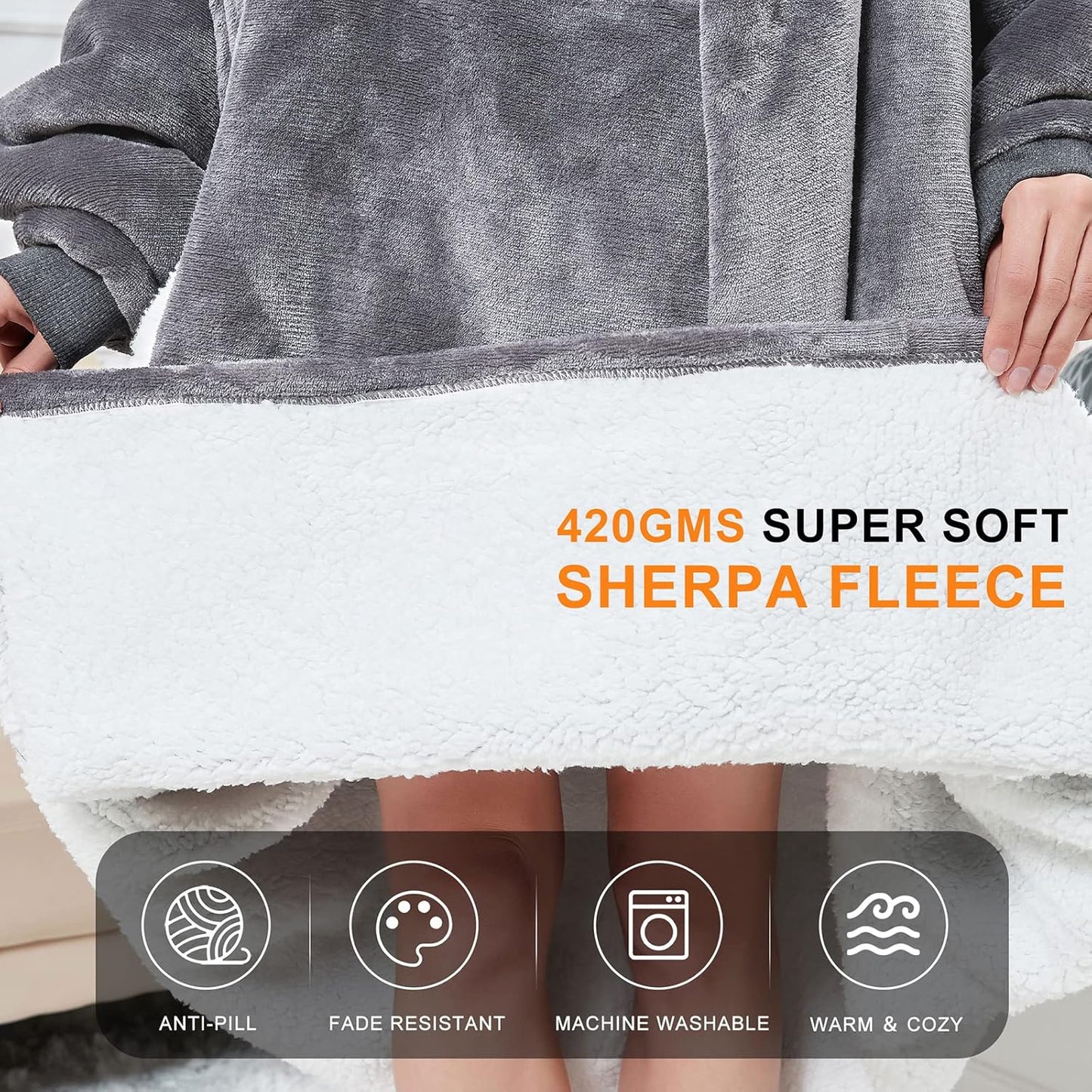  Lux Fleece Blanket Hoodie